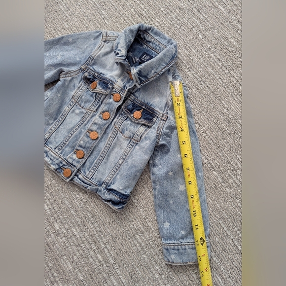 🎈GAP Kids (Size 3T) Blue Jean/Denim Stars Jacket - Picture 9 of 12